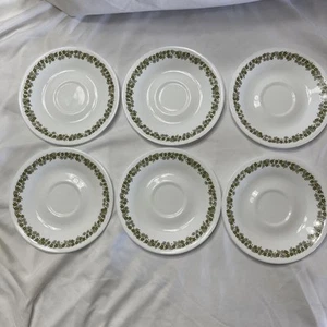 Corelle Corning Crazy Daisy Spring Blossom piattini 6 1/4" vintage lotto di 6 - Foto 1 di 4