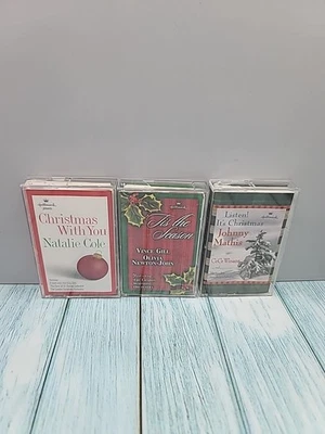 Hallmark Christmas Holiday Cassette Tapes 1998, 1999, 2000 Lot Of 3 Foto 1 de 4