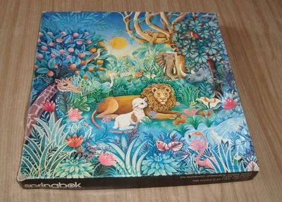 The Peaceable Kingdom SPRINGBOK 500+ Piece Jigsaw Puzzle Complete 20x20" - Image 1 of 4