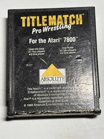 Title Match Pro Wrestling (Atari 7800) Loose Cartridge Titlematch
