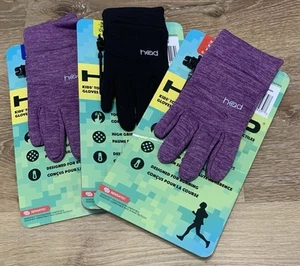 Lot 2 HEAD Kids’ Touchscreen Gloves Purple Small Medium Large Purple Black - Picture 1 of 8
