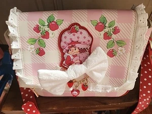 Strawberry Shortcake Gingham Bow Crossbody Bag New Original Packaging - Picture 1 of 7
