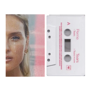 Perrie: Tears Cassette - UK White Shell Cassette Single in Card Slipcase - Picture 1 of 3