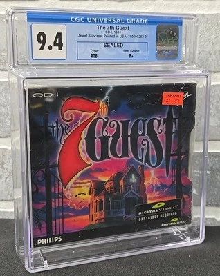 7th Guest (Philips CD-i, 1993) CGC Graded 9.4 B+ Sealed New - Image 1 of 2