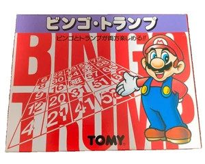 Nintendo Super Mario Bingo Playing Cards Japan Retro Deadstock TOMY Japan Retro - Picture 1 of 12