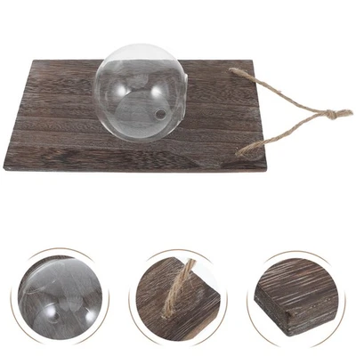  Übertopf Glas Blumentöpfe Hängen Hydroponischer Pflanzer Wandmagnierte - Bild 1 von 4