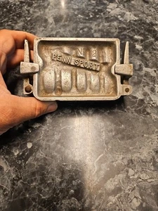 VINTAGE PENN SPORTS FISHING SINKER MOLD, NO. 2 sizes 1, 1 1/2, 2, 3, 4oz - Picture 1 of 3