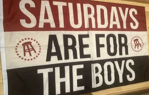 Saturdays Are For The Boys Flagge authentisch von Barhocker Sport 3 x 5 Fuß - Bild 1 von 6