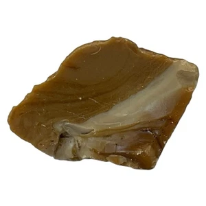 Chocolate Cream Layered Art Glass Cullet Slag Glass #5L179 - Picture 1 of 6