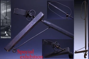 Japanese antique Edo Jizai hearth IRORI Hanging tool SADO pot yoroi samurai 6889 - Picture 1 of 12