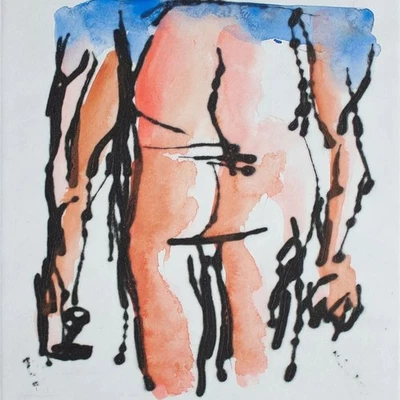 Markus Lüpertz Kunst Regeln geben Neoexpressionismus aquar Radierung 2005 16/30 - Bild 1 von 4