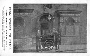 POSTAL TEATRO DE CALLE A ESCENARIO FORD & BARRAS - Imagen 1 de 2