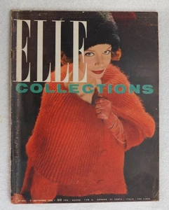 Vintage French fashion magazine ELLE 1958-09-01 - Imagen 1 de 8