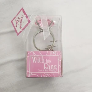 Llavero Diamante Rosa XL Dama de honor Regalo Compromiso Fiesta Favor Bling Llavero - Imagen 1 de 11