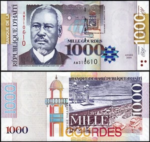 Haiti 1000 Gourdes 2009, UNC, Commemorative, P-278d - Picture 1 of 3