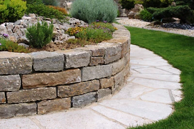 Blümelhuber Mauerstein Muschelkalk - Krustenmauersteine 250 - 960 kg