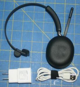 Jabra Evolve2 65 MS Teams Mono Bluetooth Black Headset HSC110W with Power cord - Picture 1 of 5