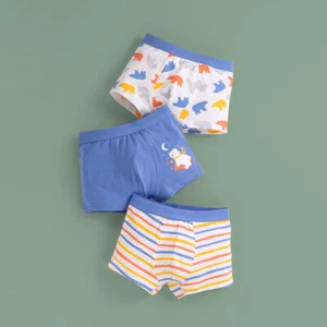 3PCS Little Big Boys' Antibacterial Underwear Combed Cotton Toddler Boxer Briefs - Picture 1 of 31