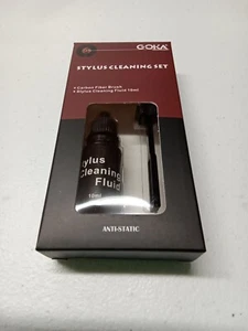 Anti-Static Stylus Cleaner Brush & Cleaning Fluid/Turntable Vinyl Records - Picture 1 of 2