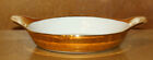 Royal Worcester ~ White & Gold -  Fireproof Entree Dish Shape 41 Size 6