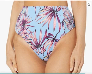 Jessica Simpson Women's Mix & Match Lilac/Multi Palm Print Swimsuit Bottoms, M - Picture 1 of 2