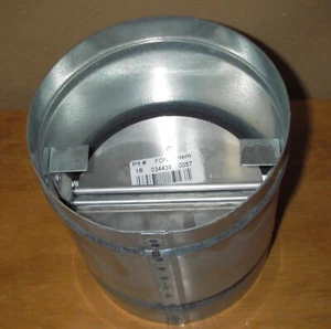 NEW: Ruskin BDR2 Commercial Backdraft Damper 6" Round. Rubber Seal. Professional - Picture 1 of 6