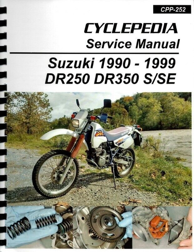 1990 Suzuki DR250 250S Service Manual LOOSE LEAF FACTORY MINOR STAINS OEM 