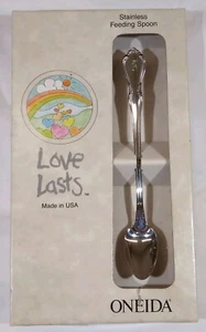 Oneida Stainless Steel Infant Feeding Spoon Chateau Made in USA 2610SFDD - Picture 1 of 8