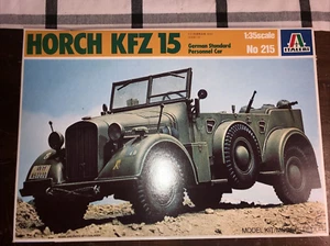 Vntg Horch KFZ 15 German (ITALERI N. 215) 1:35 Scale - CIB - Open Box - Picture 1 of 12