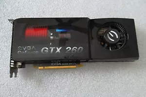 EVGA GeForce GTX 260 896MB PCIe Graphics Video Card DVI TV-Out 896-P3-1250-B3 - Picture 1 of 12