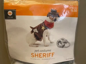 Gently Used Target Pet Dog Costume Sheriff Cowboy Size Small 3-Piece Set - Picture 1 of 5