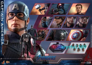 Hot Toys MMS536 1/6 Avengers: Endgame Captain America Figure Marvel Infinity War - Picture 1 of 23