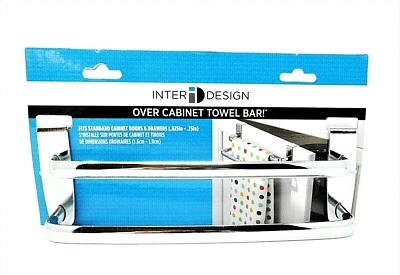 Toallero Acero Inoxidable 10" Cuelga Sobre Puerta Gabinete Soporta 2 Foto 1 de 2