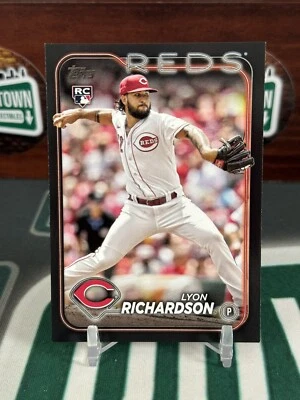 2024 Topps Series 2 Lyon Richardson Cincinnati Reds RC Black /73 Rookie - Image 1 of 2