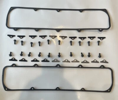 ПРОКЛАДКИ КРЫШКИ КЛАПАНА OLDSMOBILE V/8 330-455 РЕЗИНОВЫЙ СТАЛЬНОЙ СЕРДЕЧНИК + БОЛТЫ КЛАССА 8 - Изображение 1 из 4