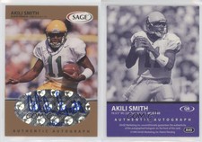 1999 SAGE Auto Bronze /285 Akili Smith #A45 Rookie Auto RC