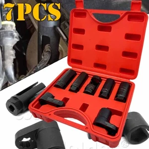 7Pcs Oxygen Lambda Sensor Socket Removal Set 22MM/27MM/29MM For Garage Tool Kit - Picture 1 of 8