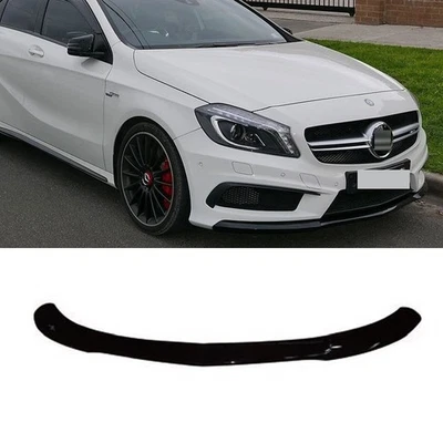 Black Front Bumper Lip Spoiler Fit for Mercedes-Benz W176 2013-2016 A45 Bumper - Изображение 1 из 4