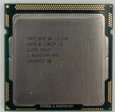 Intel Core i3-540 Desktop CPU Processor- SLBTD - Image 1 of 2