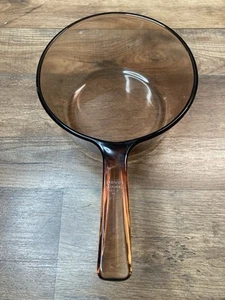 Corning Ware Visions 1,5 L Braunglas Soßenpfanne Topf Kochgeschirr USA ohne Deckel - Bild 1 von 3