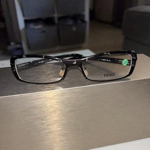 FENDI EYEGLASSES FRAMES ONLY F 729 52/16/140 BLACK BRAND NEW!! - Picture 1 of 3
