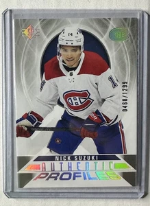 2020-21 SP Authentic Nick Suzuki Silver Spectrum Authentic Profiles /1299 AP-10 - Picture 1 of 2