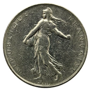 Frankreich 1 Franc Sammlerstück ausländische Münze! 🇫🇷 Kostenloser Versand!!!! 🎁 🌎 - Bild 1 von 6