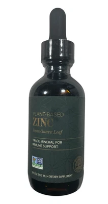 Global Healing Organic Zinc Liquid Drops - Immune Support - 2 fl oz - Exp 10/26 - Image 1 of 4