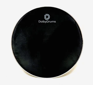 Dolby Drums 22” 3-Ply MESH Low Volume Resonant or Batter Drumhead Black - Picture 1 of 1