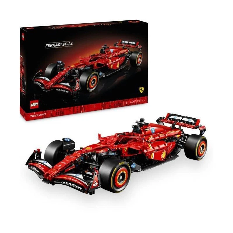 LEGO Technic 42207 F1 Ferrari SF-24 - Voiture collector avec moteur V6 pour adul - Photo 1/4