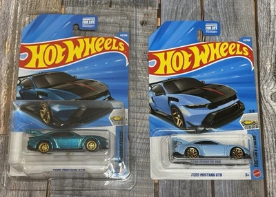 🔥 Hot Wheels Ford Mustang GTD Super Treasure Hunt with Protector & Mainline - Image 1 of 3