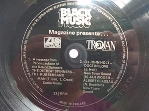 Verschiedene schwarze Musikmagazine präsentiert Flexi Sound für Industrie SFI256 EX 1970er f - Bild 1 von 5
