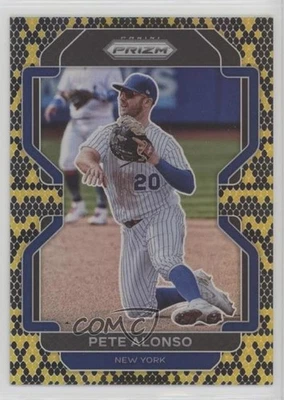 2022 Panini Prizm Tier II Snakeskin Prizm /50 Pete Alonso #184 - Image 1 of 2