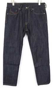 DIESEL Mharky 088AH Men's W32/L32 Dark Blue Pure Cotton Slim Jeans Everyday * - Picture 1 of 9